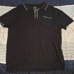 Express Men's Modern Prep Short Sleeve Sweater Polo